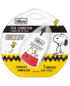 imagem de detalhe produto Corretivo em Fita 5mmx5m Snoopy - Blister com 1 Unidade
