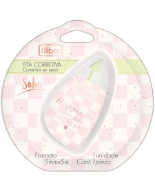 imagem de detalhe produto Corretivo em Fita 5mmx5m Soho - Blister com 1 Unidade