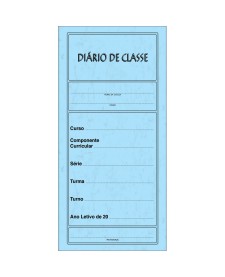 imagem principal do produto Diário de Classe Mensal