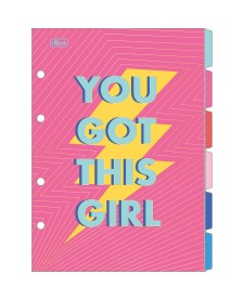 imagem principal do produto Divisórias Metalizadas Colegial Be Nice