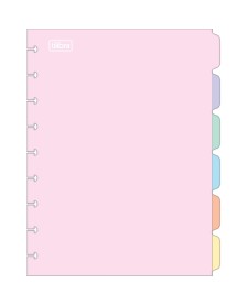 imagem principal do produto Divisórias Pastel para Tilidisco Colegial