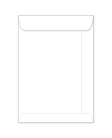 imagem principal do produto Envelope Saco Branco OF17 110x170mm - Caixa com 500 Unidades