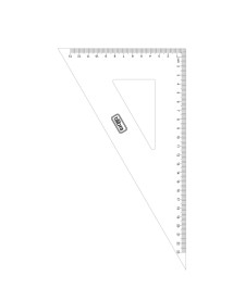 imagem principal do produto Esquadro Escolar N.26 60 Graus Académie