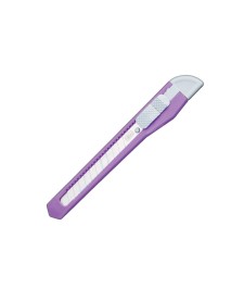 imagem principal do produto Estilete Estreito de Plástico com Trava ES04