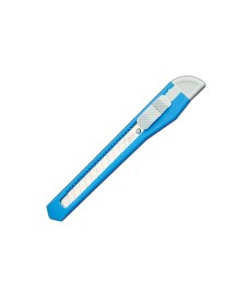 imagem principal do produto Estilete Estreito de Plástico com Trava ES04