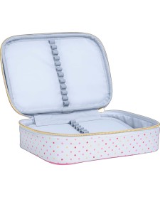 imagem de detalhe produto Estojo Box Académie Coração Metalizado Azul