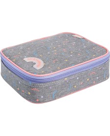 imagem principal do produto Estojo Box Académie Dots Cinza