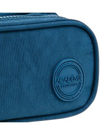 imagem de detalhe produto Estojo Duplo Grande Académie Azul