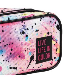 imagem de detalhe produto Estojo Duplo Grande Académie Splashes Branco