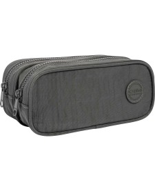 imagem principal do produto Estojo Duplo Grande Académie Young Cinza