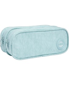 imagem principal do produto Estojo Duplo Grande Happy Azul