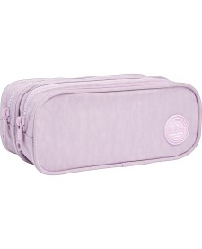 imagem principal do produto Estojo Duplo Grande Happy Lilás