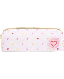 imagem de detalhe produto Estojo Médio Académie Coração Metalizado