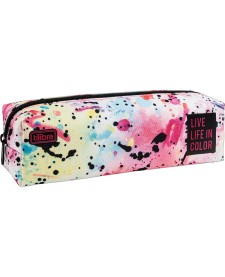 imagem principal do produto Estojo Médio Académie Splashes Branco