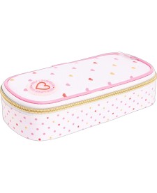 imagem principal do produto Estojo Minibox Academie Corações Metalizados