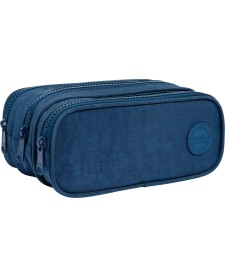 imagem principal do produto Estojo Triplo Grande Académie Azul