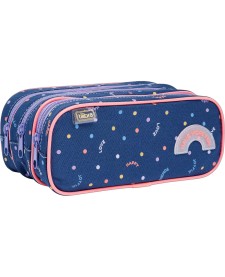 imagem principal do produto Estojo Triplo Grande Académie Dots