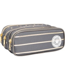 imagem principal do produto Estojo Triplo Grande Académie Listras e Poás Metalizado