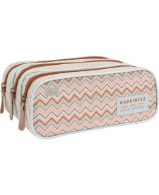 imagem principal do produto Estojo Triplo Grande Académie Sunshine