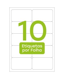 imagem principal do produto Etiqueta Adesiva Inkjet/Laser Carta 50,8mmx101,6mm TB6183 1000 Unidades