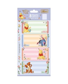 imagem principal do produto Etiqueta Adesiva Pooh