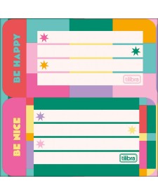 imagem de detalhe produto Etiqueta Escolar Adesiva Be Nice