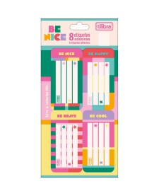 imagem principal do produto Etiqueta Escolar Adesiva Be Nice