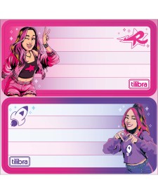 imagem de detalhe produto Etiqueta Escolar Adesiva Dos Rosa
