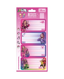 imagem principal do produto Etiqueta Escolar Adesiva Dos Rosa