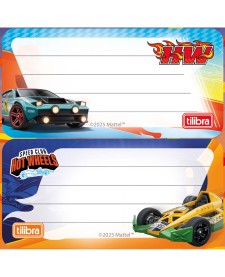 imagem de detalhe produto Etiqueta Escolar Adesiva Hot Wheels
