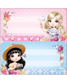 imagem de detalhe produto Etiqueta Escolar Adesiva Jolie