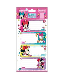 imagem principal do produto Etiqueta Escolar Adesiva Minnie