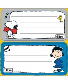 imagem de detalhe produto Etiqueta Escolar Adesiva Snoopy