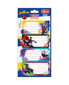 imagem principal do produto Etiqueta Escolar Adesiva Spider-Man