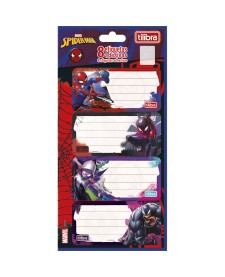 imagem principal do produto Etiqueta Escolar Adesiva Spider-Man
