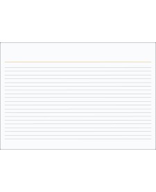 imagem principal do produto Ficha Pautada Número 4 - 6x9 100 Folhas