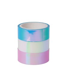imagem principal do produto Fita Adesiva Holográfica 15mmX5m - Blister com 3 Unidades