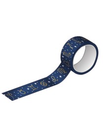 imagem principal do produto Fita Adesiva Washi Tape 15mmX10m Estampada e Metalizada