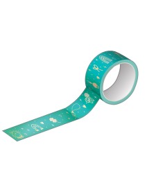 imagem de detalhe produto Fita Adesiva Washi Tape 15mmX5m Doodles - Blister com 3 Unidades