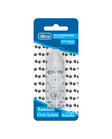 imagem de detalhe produto Fita Decorativa 5mmX3m Sortidas - Patinhas, Pontinhos e Zigzag