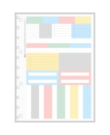 imagem de detalhe produto Folhas de Adesivos Notes para Tilidisco 2 Folhas