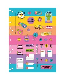 imagem de detalhe produto Folhas de Adesivos para Tilidisco 2 Folhas