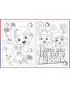 Luccas Neto Escolar Folhas Para Colorir Tilibra Nossa coragem é esperança somos amigos heróis a nossa luta é por você a força está entre nós. luccas neto escolar folhas para