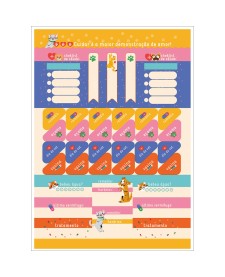 imagem de detalhe produto Folhas Soltas de Adesivos para Pets 6 folhas