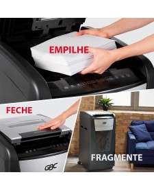 imagem de detalhe produto Fragmentadora Automática de papel Tilibra 600 folhas - 600x 127V