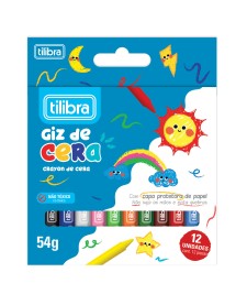 imagem principal do produto Giz de Cera 12 Cores