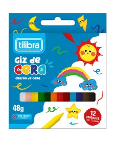 imagem principal do produto Giz de Cera 12 Cores