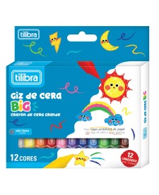 imagem de detalhe produto Giz de Cera Big 12 Cores