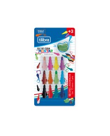 imagem principal do produto Giz de Cera para Montar 12 Cores