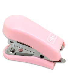 imagem principal do produto Grampeador 12 Folhas Mini com Extrator G101 Rosa Claro